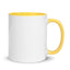 White Ceramic Mug with Color Inside
