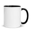 White Ceramic Mug with Color Inside