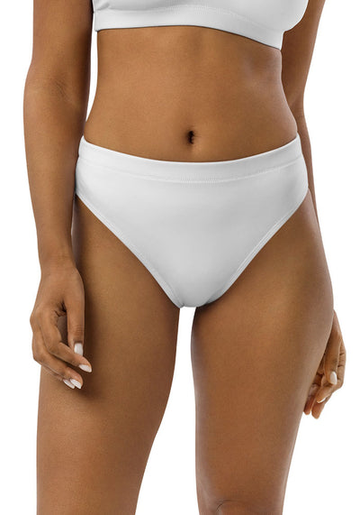All-Over Print Recycled High-Waisted Bikini Bottom