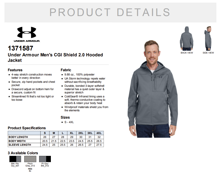 Storied2 - Men's ColdGear Infrared Shield 2.0 Jacket