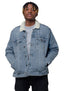 Unisex Sherpa Denim Jacket | Threadfast Apparel 372J