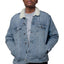 Unisex Sherpa Denim Jacket | Threadfast Apparel 372J
