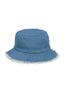 Distressed Denim Bucket Hat