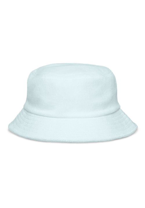 Unstructured Terry Cloth Bucket Hat