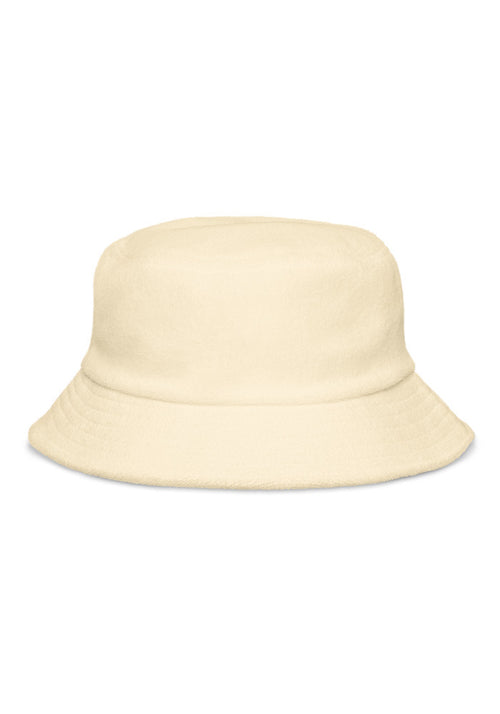 Unstructured Terry Cloth Bucket Hat