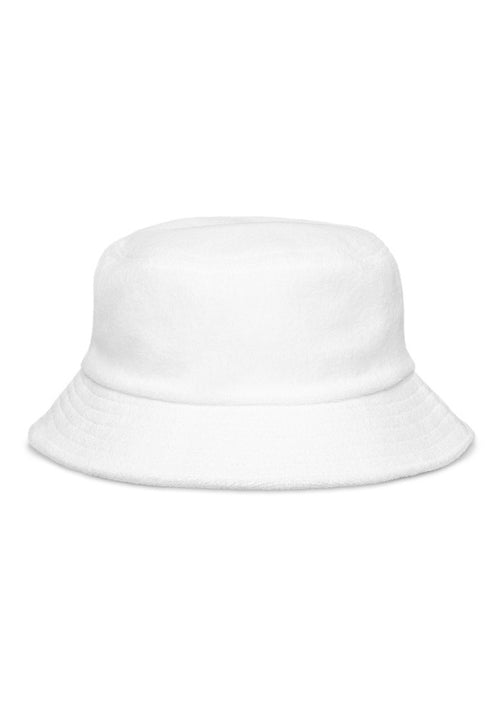 Unstructured Terry Cloth Bucket Hat