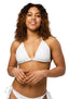 All-Over Print Recycled Padded String Bikini Top