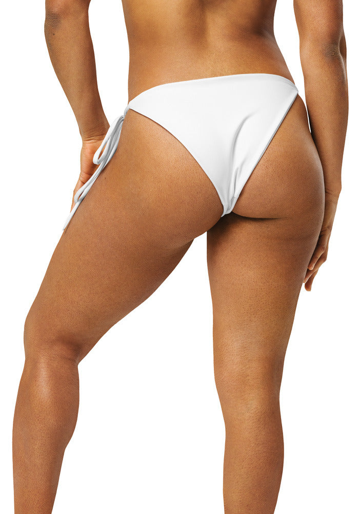 All-Over Print Recycled String Bikini Bottom