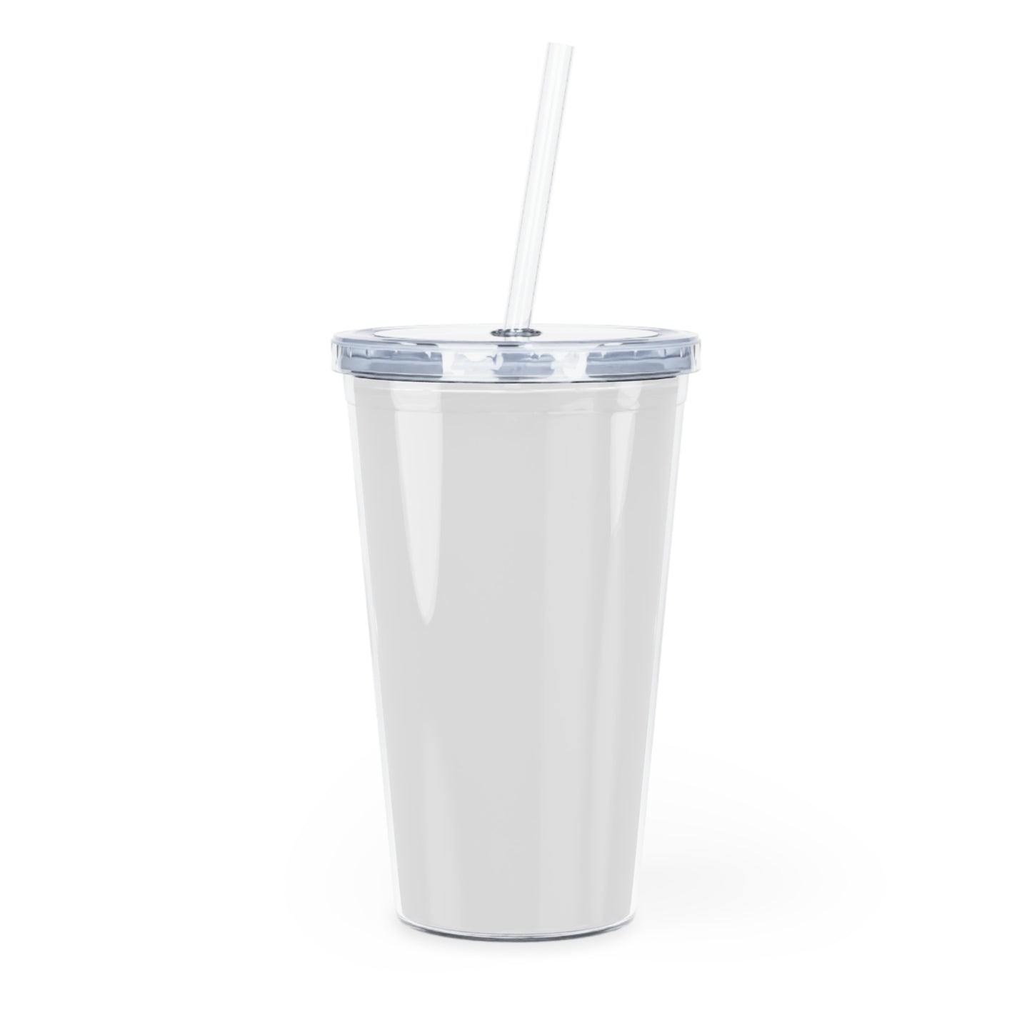 CA - Plastic Tumbler with Straw