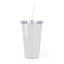 CA - Plastic Tumbler with Straw