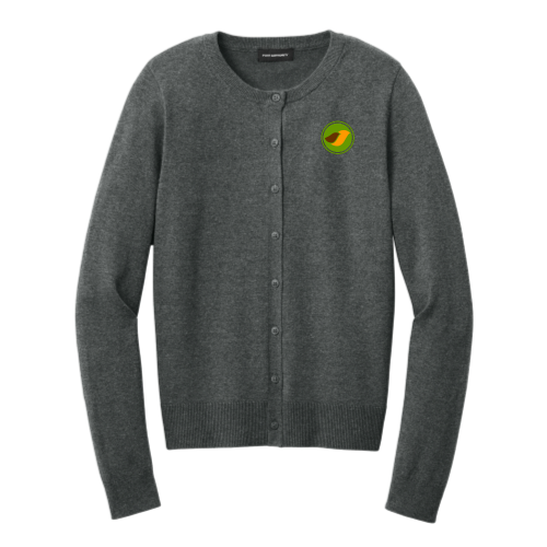 ProvidencePrepSchool - Port Authority Women’s Easy Care Crewneck Cardigan Sweater v1