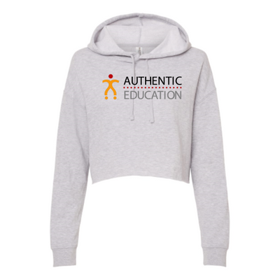 Authentic Education - Independent Trading Women's Crop Hoodie