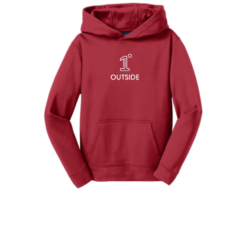 OneDegreeOutside - Sports Tek Youth Sport-Wick Fleece Hooded Pullover