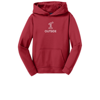 1DegreeOutside - Sport-Tek Youth Sport-Wick Fleece Hooded Pullover