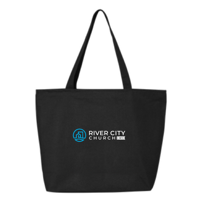 RiverCityChurch - 24.5L Canvas Zippered Tote