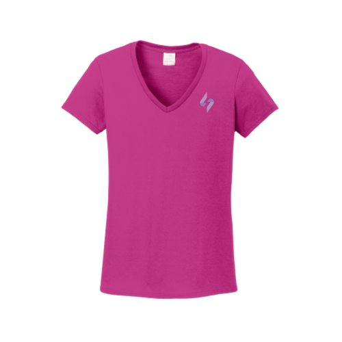 Snapattack - Gildan Ladies Heavy Cotton 100% Cotton V-Neck T-Shirt