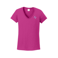 Snapattack - Gildan Ladies Heavy Cotton 100% Cotton V-Neck T-Shirt