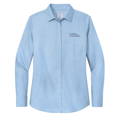 MGA - Brooks Brothers Women's Wrinkle-Free Stretch Nailhead Shirt BB18003