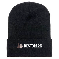 RestoreOKC - Cuffed Knit Beanie