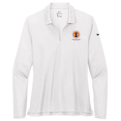 Inspire to Rise - Nike Ladies Dri-FIT Micro Pique 2.0 Long Sleeve Polo v1