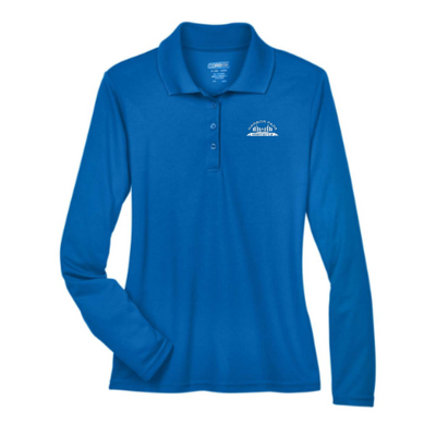 Harbor Park Women's Golf Club - CORE365 Women's Pinnacle Performance Long Sleeve Pique Polo v2