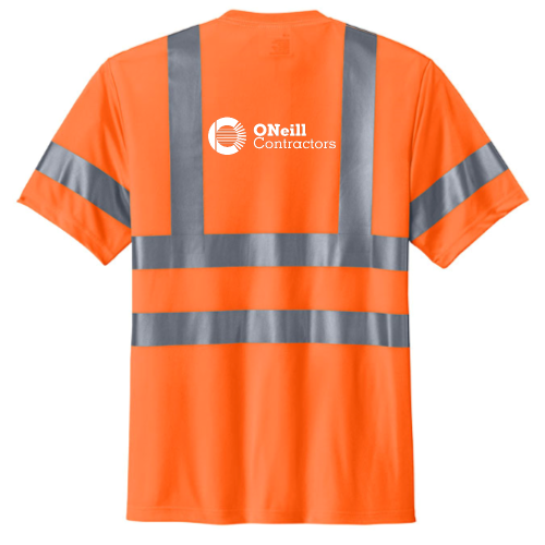 O'NeillContractors - CornerStone ANSI 107 Class 3 Short Sleeve Snag-Resistant Reflective T-Shirt