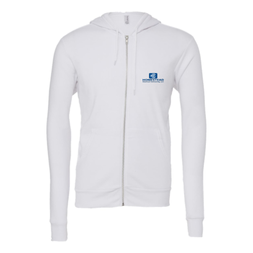 Homestead Unisex Sponge Fleece Full-Zip Hooded Sweatshirt