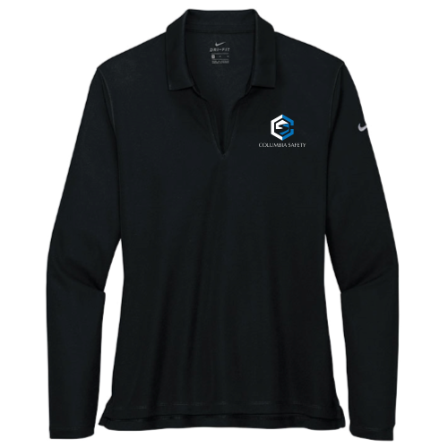 ColumbiaSafety - Nike - Ladies Dri-FIT Long Sleeve Polo