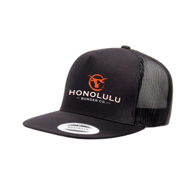 HonoluluBurger - YP Classics - 5-Panel Trucker - Black / Charcoal