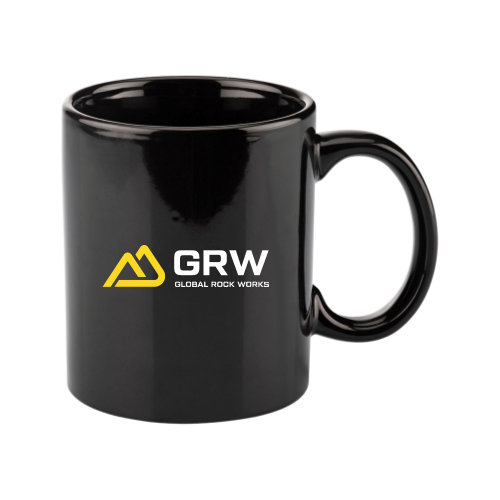 GlobalRockWorks - 11oz Basic C Handle Ceramic Mug