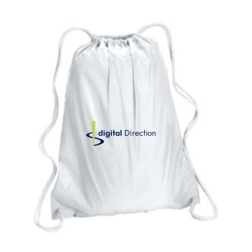 Digital Direction - Large Drawstring Backpack
