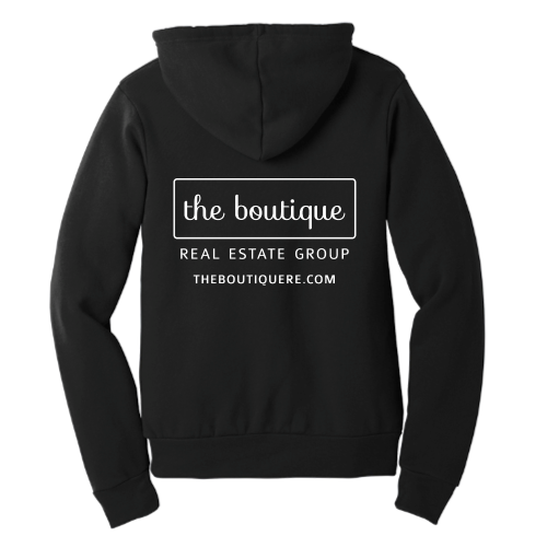 BoutiquexElDorado -Unisex Poly/Cotton Hooded Pullover Sweatshirt v6