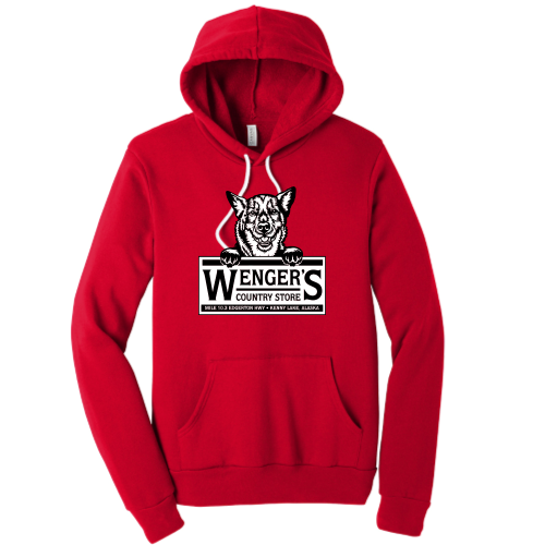 WengersCountryStore - Unisex Poly/Cotton Hooded Pullover Sweatshirt