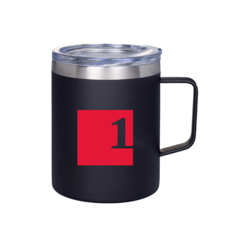 SquareOne - Prime Line 12oz Vacuum Insulated Stainless Steel Coffee Mug v1