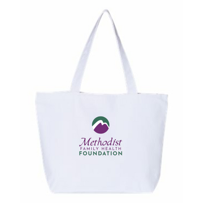 MethodistFamily - 24.5L Canvas Zippered Tote