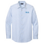 White/ Newport Blue Grid Check