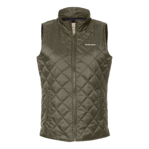 BarnabasCapital - Women's Vintage Diamond Quilted Vest