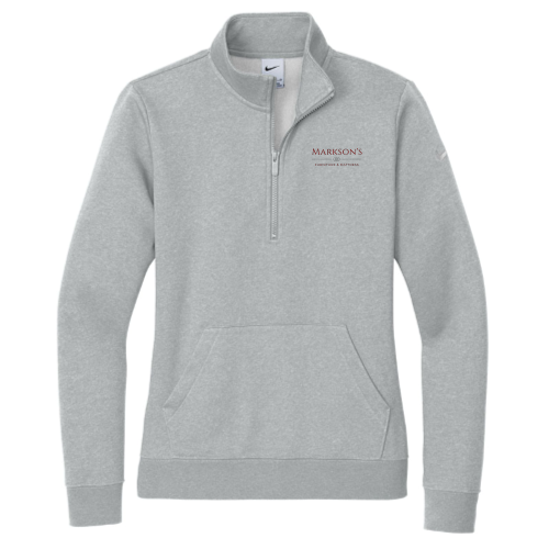 MarksonsFurniture - Nike Ladies Club Fleece Sleeve Swoosh 1/2-Zip