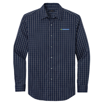 Navy Blazer/ White Grid Check