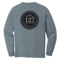 127Construction - Long Sleeve Pocket T-Shirt - Granite