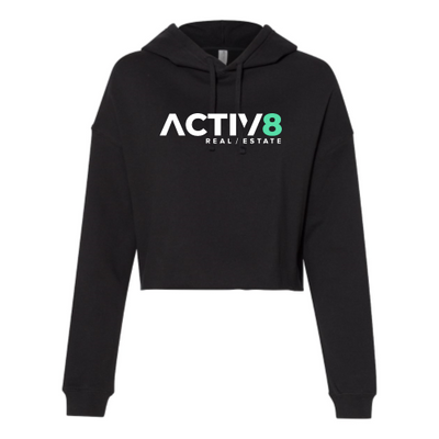 ACTIV8RealEstate - Independent Trading - Women's Crop Hoodie