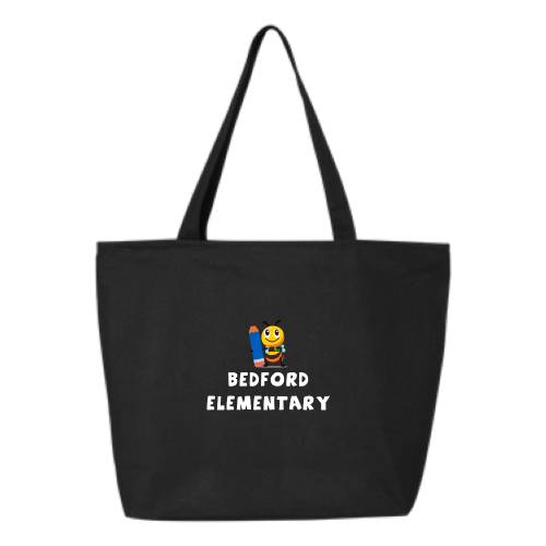 BedfordBees - 24.5L Canvas Zippered Tote V2