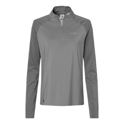AcuityEyeGroup - Women's Stripe Block Quarter-Zip Pullover - Embroidered