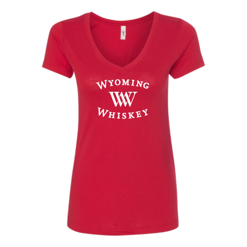 WyomingWhiskey - Next Level - Womens V-Neck 1540