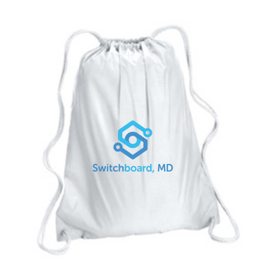 Switchboard, MD - Large Drawstring Backpack