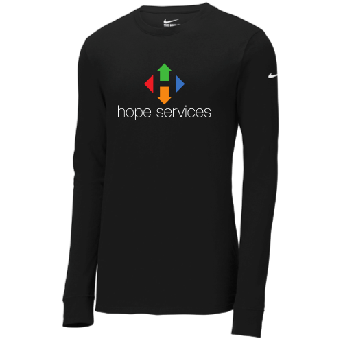 HopeServices - Nike Dri-FIT Cotton/Poly Long Sleeve Tee
