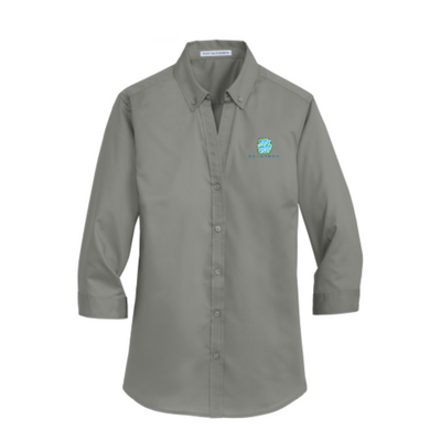 Scantron - Port Authority Ladies 3/4-Sleeve SuperPro™ Twill Shirt