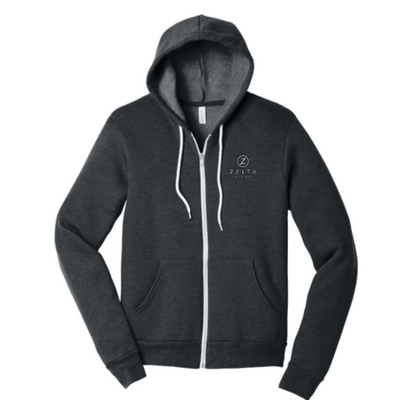 ZeltaDesign - Unisex Sponge Fleece Full-Zip Hooded Sweatshirt