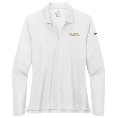 ProvidencePrepSchool - Nike Ladies Dri-FIT Micro Pique 2.0 Long Sleeve Polo