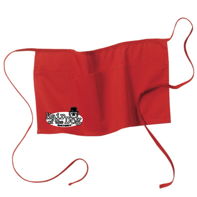 HairoftheDog Port Authority Waist Apron with Pocket - Red